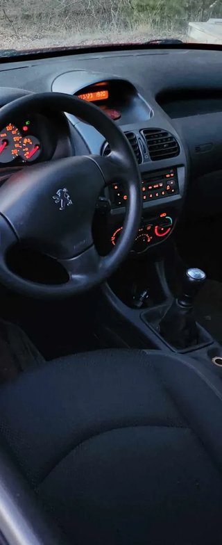 Porta-copos Peugeot 206 preto