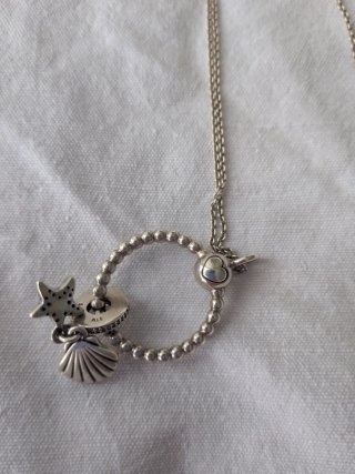 Collana Pandora con ciondoli mare