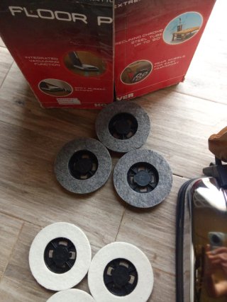 Pulidora de suelos con accesorios