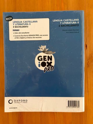 Lengua castellana y literatura II. Libro del es...
