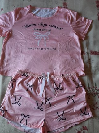 Pijama corto mujer Better days ahead sin estrenar.