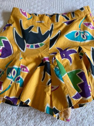 Falda pantalón Zara M estampado tropical