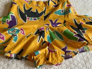 Falda pantalón Zara M estampado tropical
