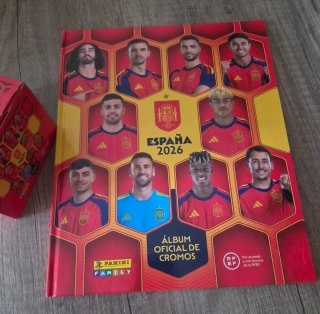 Panini España Álbum Cromos 2026 y Caja 120 sobres