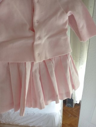 Vestido rosa bebe 6 meses