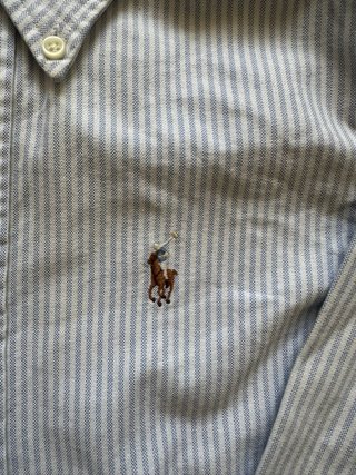 Camisa Polo Ralph Lauren Rayas Talla S