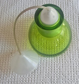 Lámpara colgante cristal verde Leroy Merlin