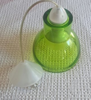 Lámpara colgante cristal verde Leroy Merlin