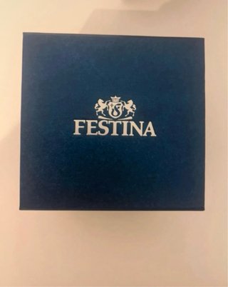 Reloj Festina Plata y Negro