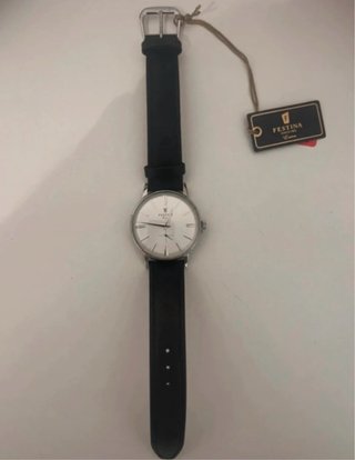 Reloj Festina Plata y Negro