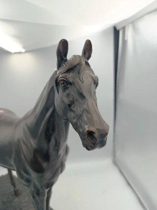ANTIGUO CABALLO EN BRONCE DE JUSTO GANDARIAS.