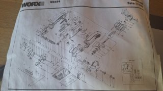 Mini Sierra Circular Worx WX424 Eléctrica