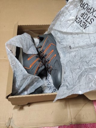 Zapatillas The North Face nuevas gris/naranja