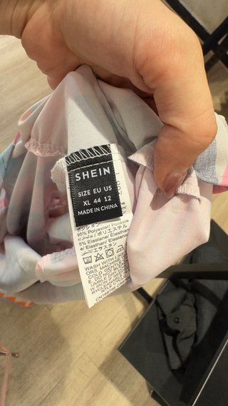 Vestido Shein Boho Étnico XL/44 Multicolor