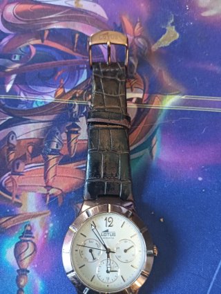 Lotus 15916 Reloj Multifunción beige Cobre/Choco