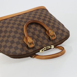 LOUIS VUITTON Damier Ebene Alma Hand Bag N51131