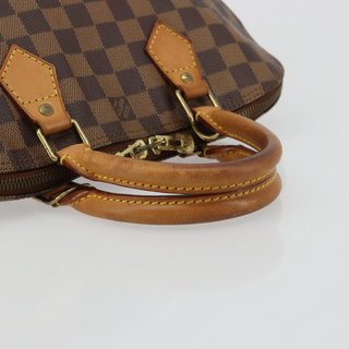 LOUIS VUITTON Damier Ebene Alma Hand Bag N51131