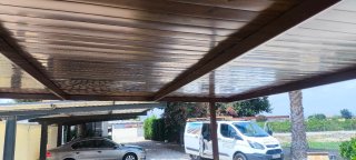 Cerramiento Panel Sándwich Pérgola