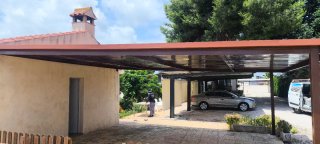 Cerramiento Panel Sándwich Pérgola
