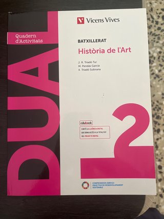 Història de l'Art, 2 Batxillerat, Dual Quadern ...