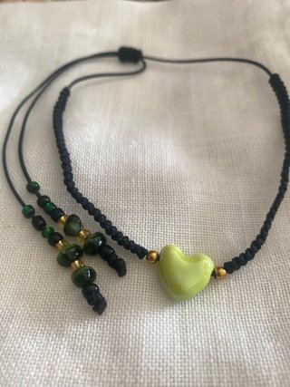 Collar Corazón Cerámica
