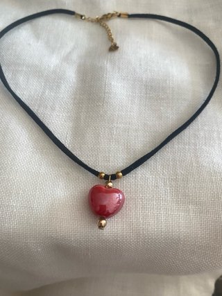Collar Corazón Cerámica