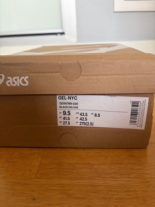 Asics Gel NYC Negro/Plata
