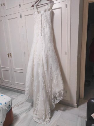 Vestido de Novia Talla 42/44 Encaje