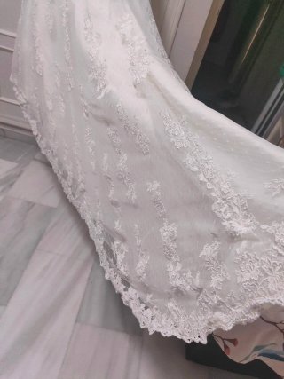 Vestido de Novia Talla 42/44 Encaje