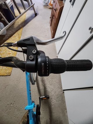 Bicicleta Plegable Azul 20