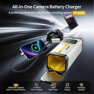 PHOTOOLEX NP-W235 Cargador baterías FUJI - NUEVO.