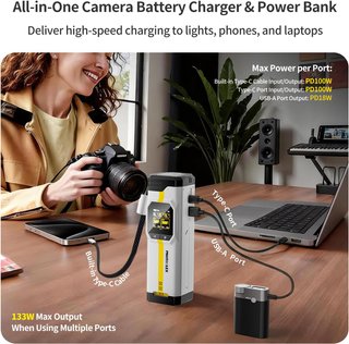 PHOTOOLEX NP-W235 Cargador baterías FUJI - NUEVO.