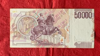 50000 Lire Banconota Italia