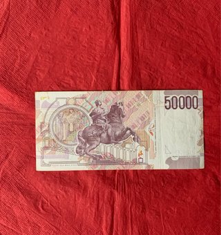 50000 Lire Banconota Italia