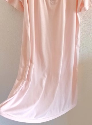 Camisón rosa pastel talla 3XL manga corta