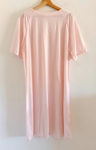 Camisón rosa pastel talla 3XL manga corta