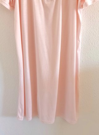Camisón rosa pastel talla 3XL manga corta