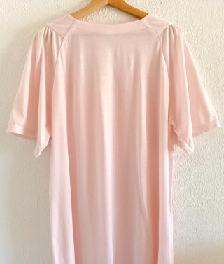 Camisón rosa pastel talla 3XL manga corta