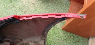 Paragolpes Seat Ibiza 6L Rojo