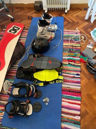 Tabla Snow + Fijaciones + Botas