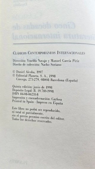 Cinco décadas de literatura internacional