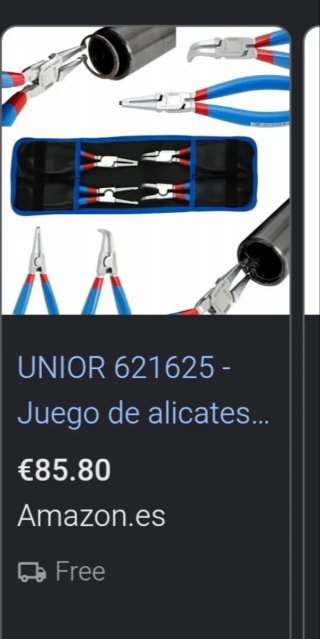 Alicates Seeger Unior Profesionales