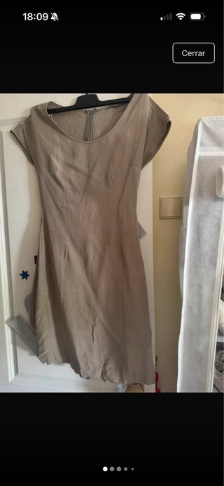 Vestido Topo Zara Talla M
