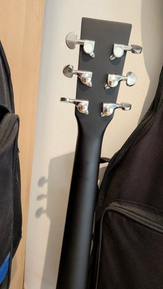 Guitarra Acústica Negra SX SD104BK