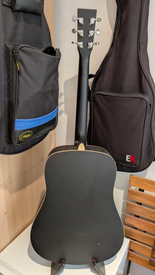 Guitarra Acústica Negra SX SD104BK