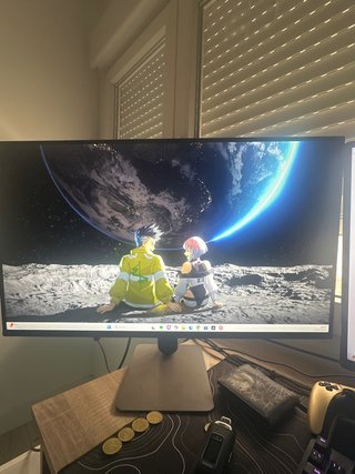 Pantalla de PC Negra y Multicolor