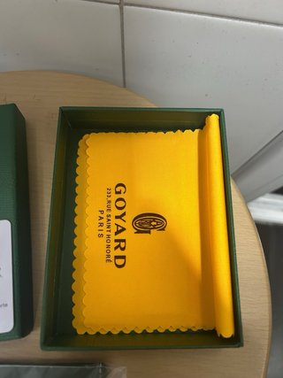 Tarjetero Goyard Verde