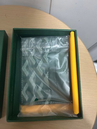 Tarjetero Goyard Verde