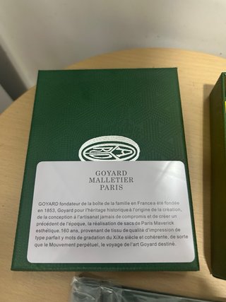 Tarjetero Goyard Verde