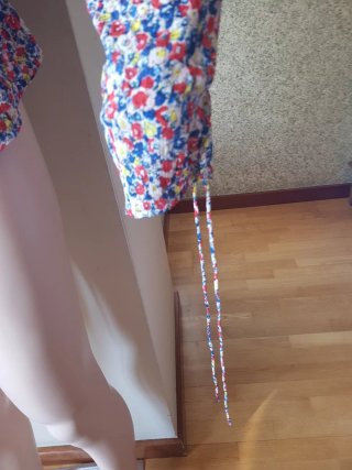 Blusa floral manga larga